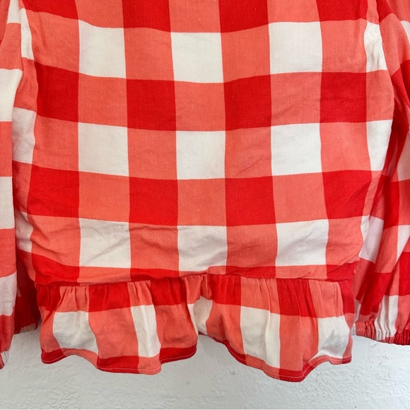 Lovers + Friends Gingham Crop Top Size Medium - Picture 4 of 9